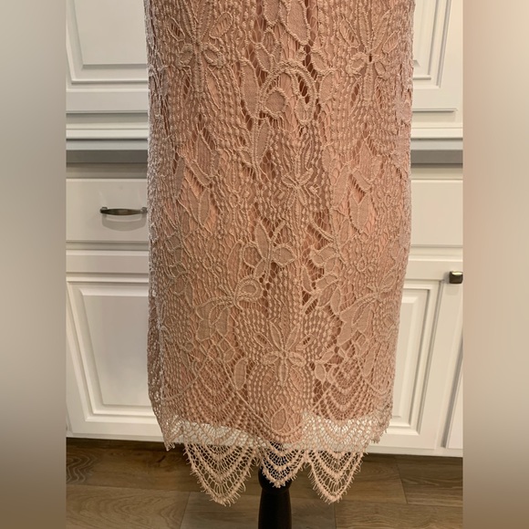 love, Fire ~ Lace Shift Dress with Keyhole Opening in Front & Back - Picture 10 of 15